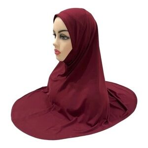 Pinless hijab Islamic hijab ready to wear hijab instant hijab khimar Maroon